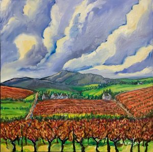 Winelands in Oil (Print)